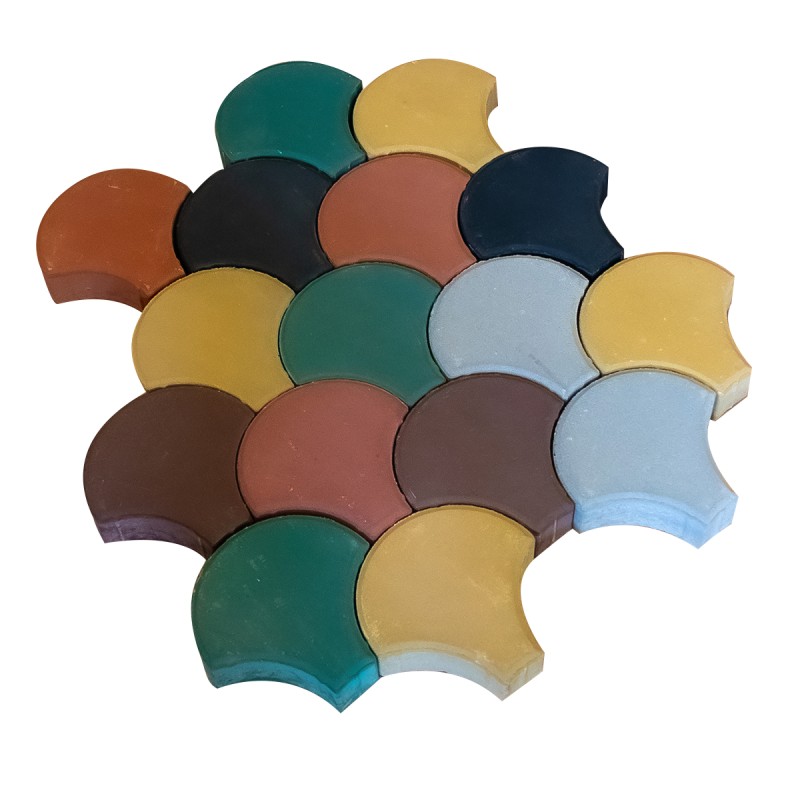 Lotus interlocking tiles
