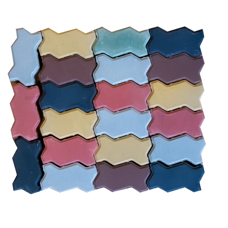 Pebble interlocking tiles